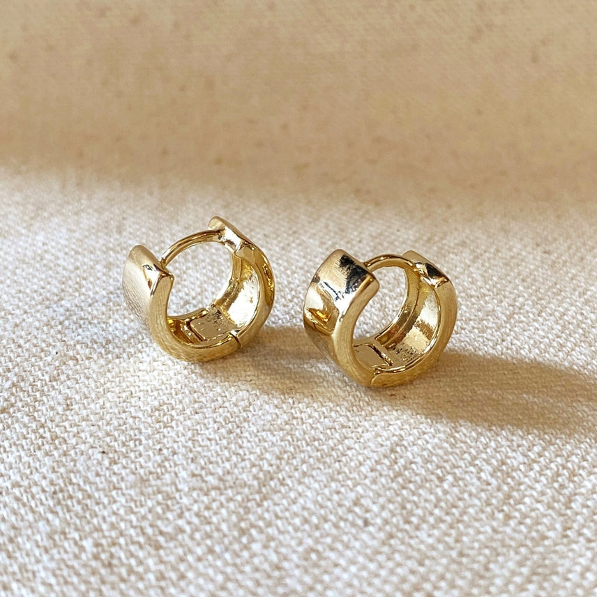 Gold Chunky Clicker Hoop
