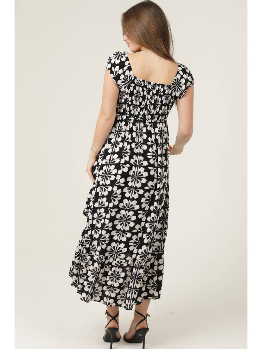 Ruffle Midi Dress