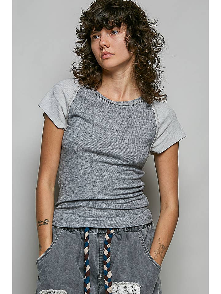 Fitted Rib Top