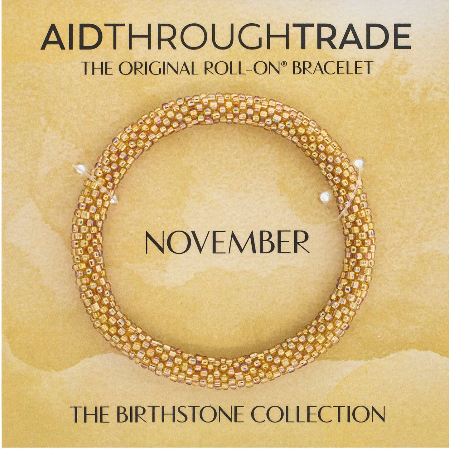 Roll-on Bracelet Birthstone