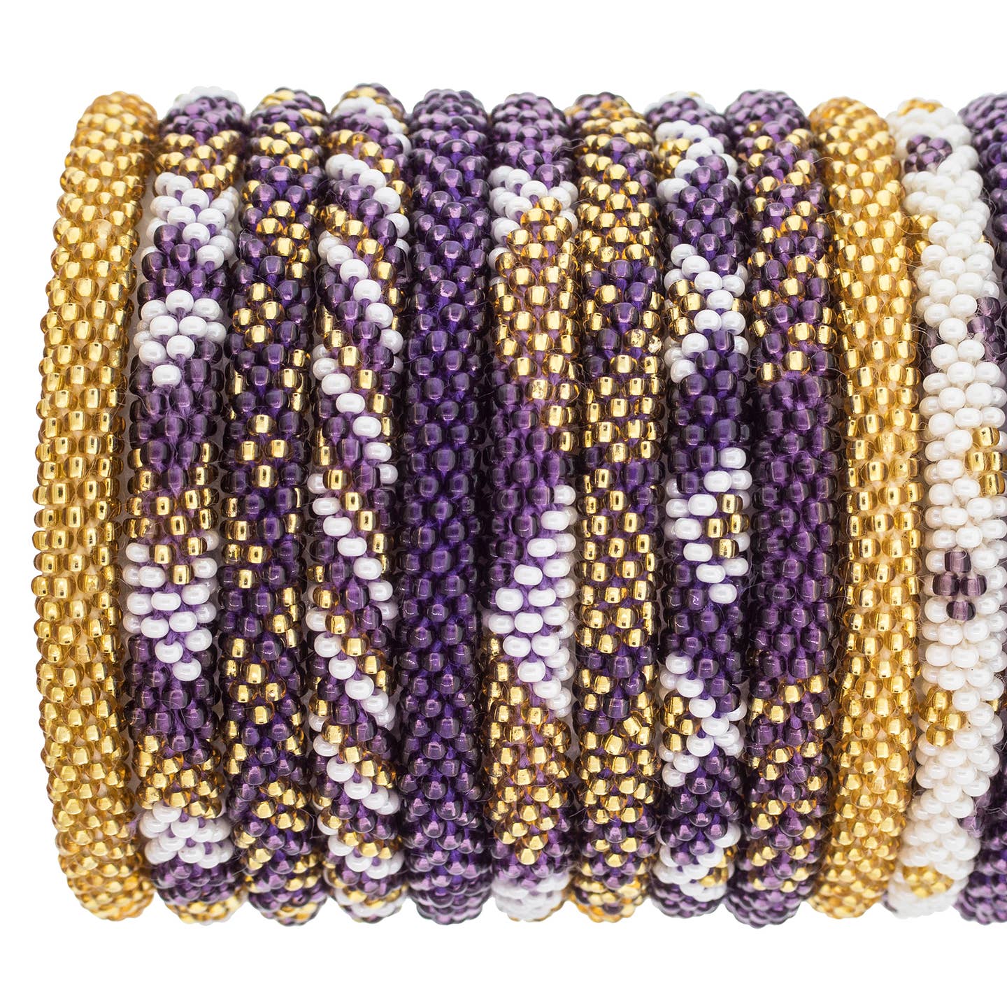 Roll-on Bracelet Purple Gold