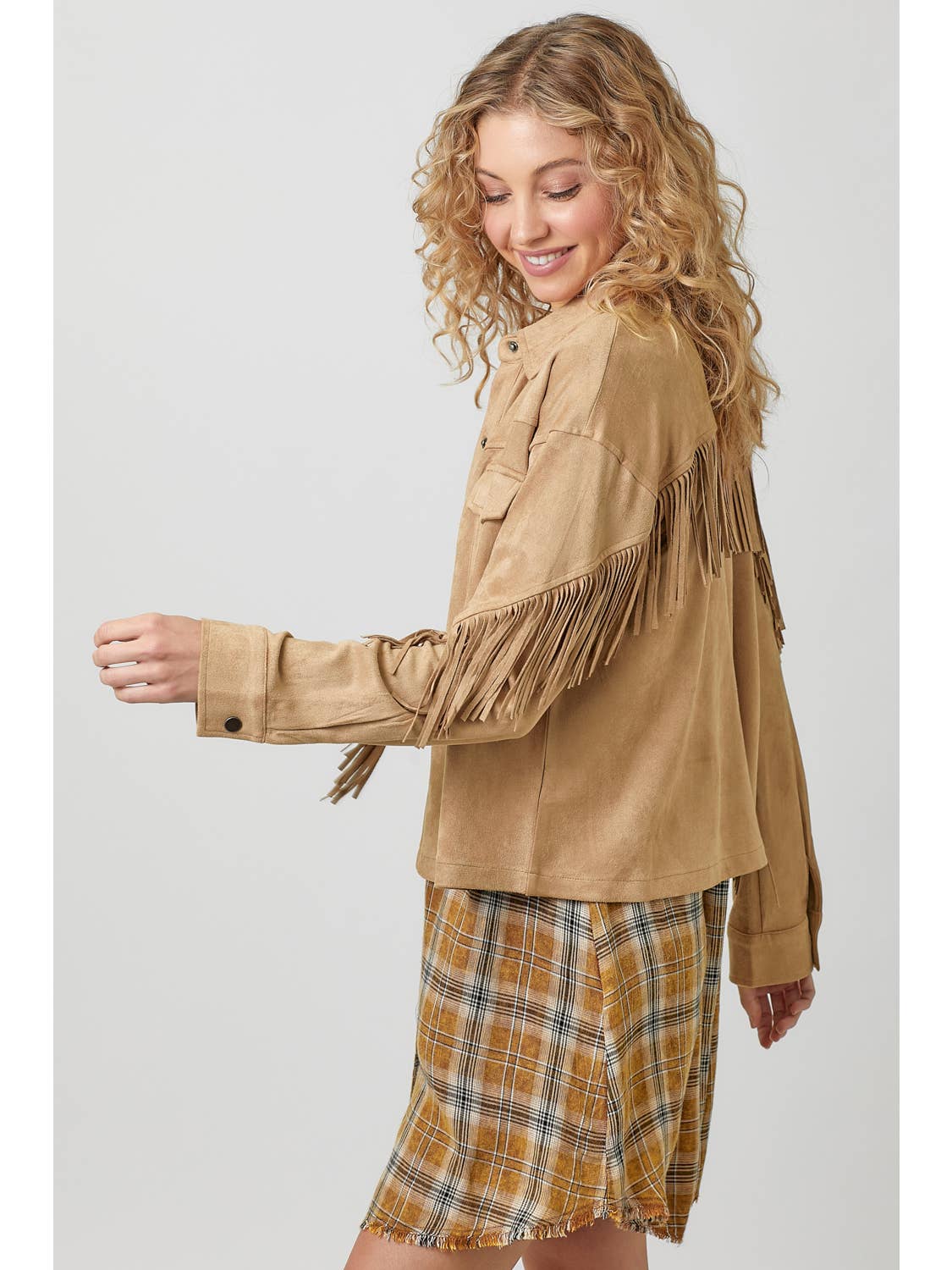 Fringe Button Up Shirt