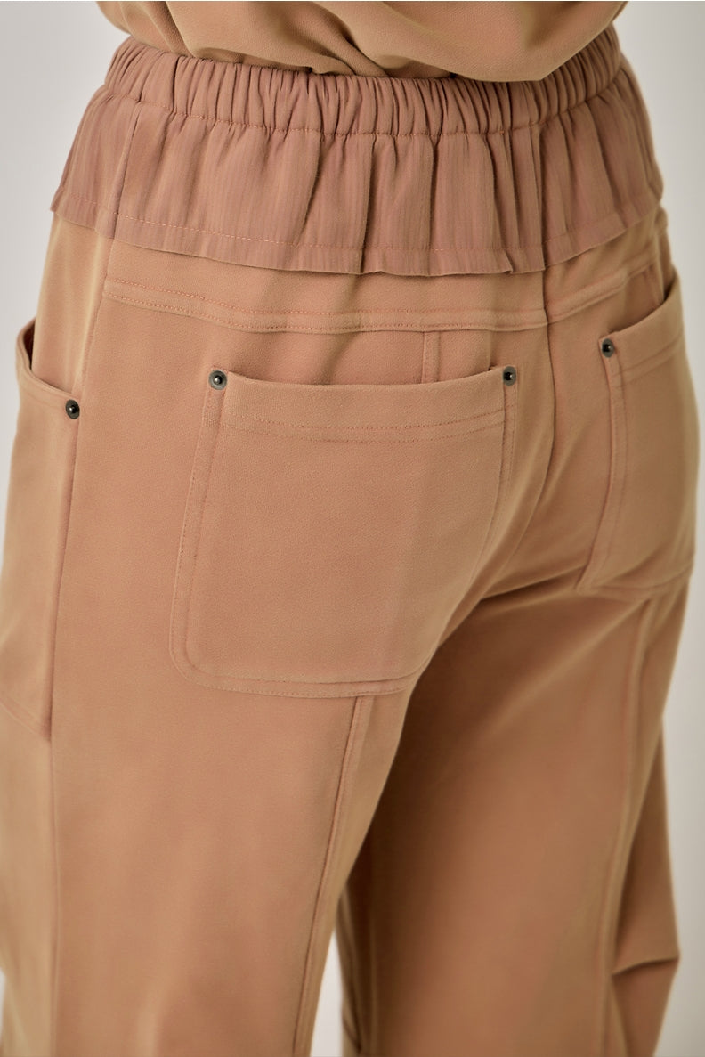 Side Pleat Sweatpants