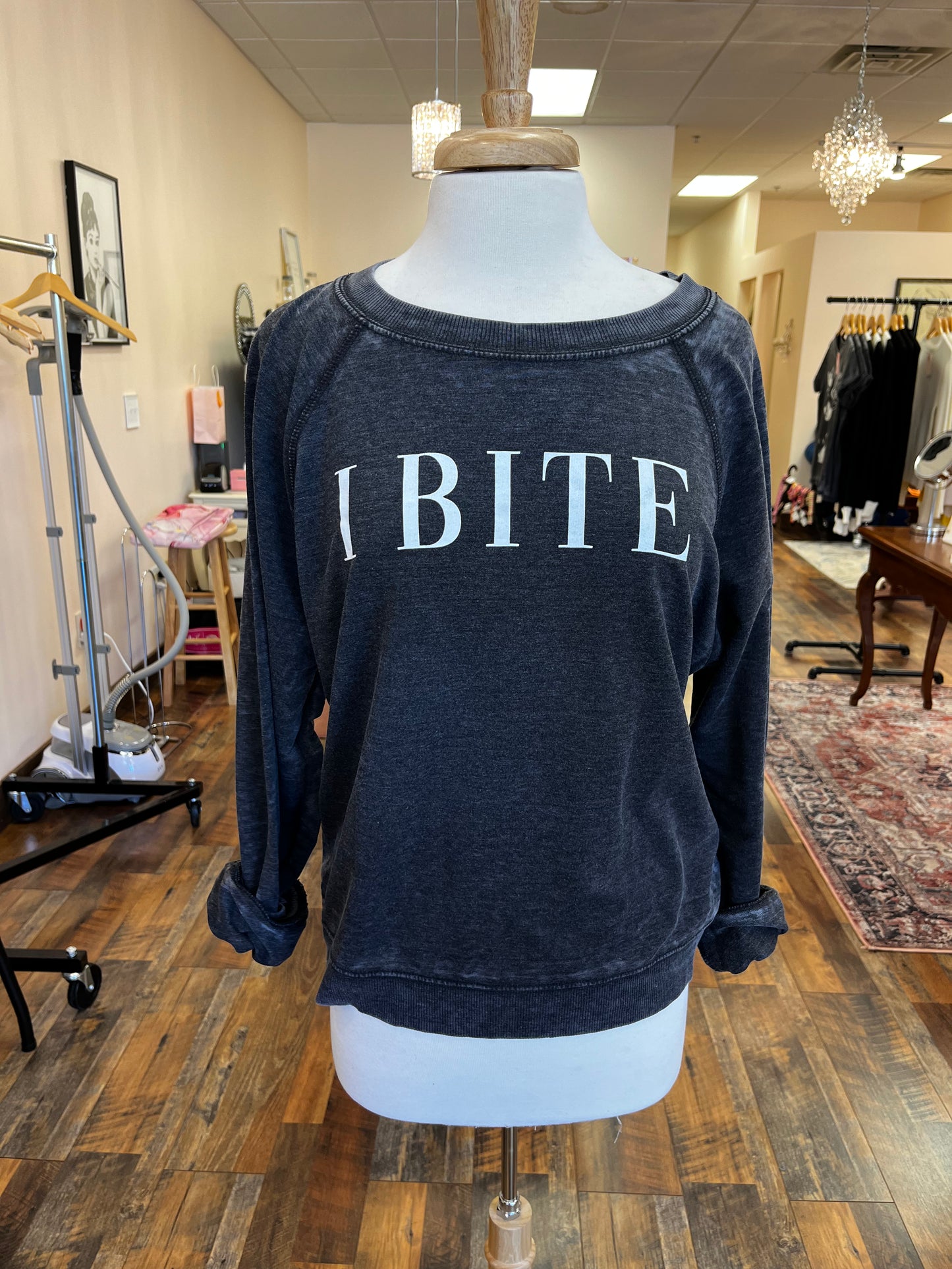 I Bite Sweatshirt