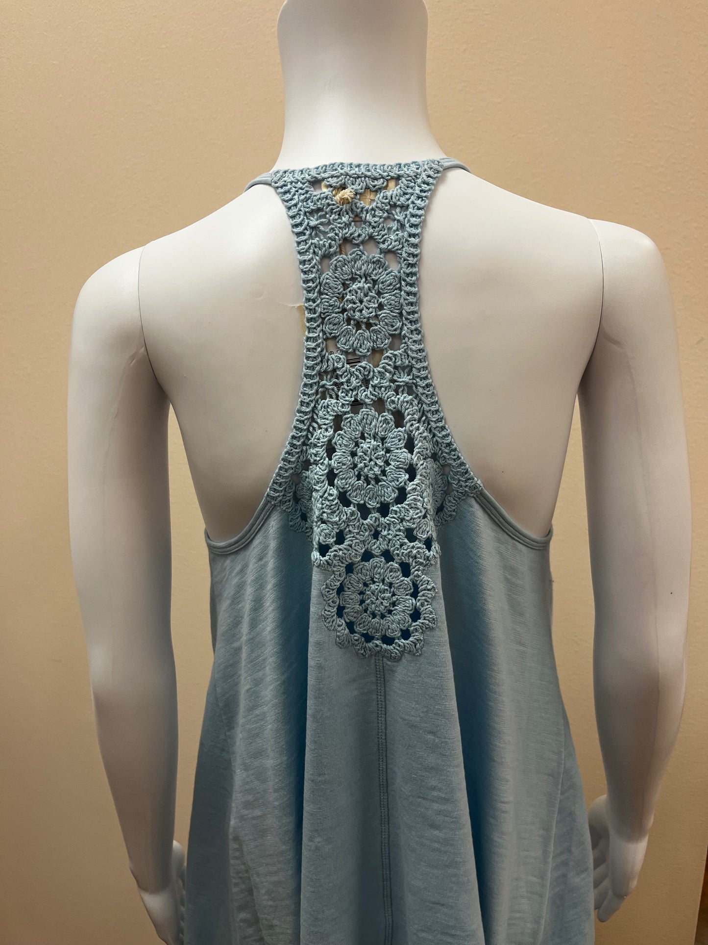 Tank Dress with Crochet Back