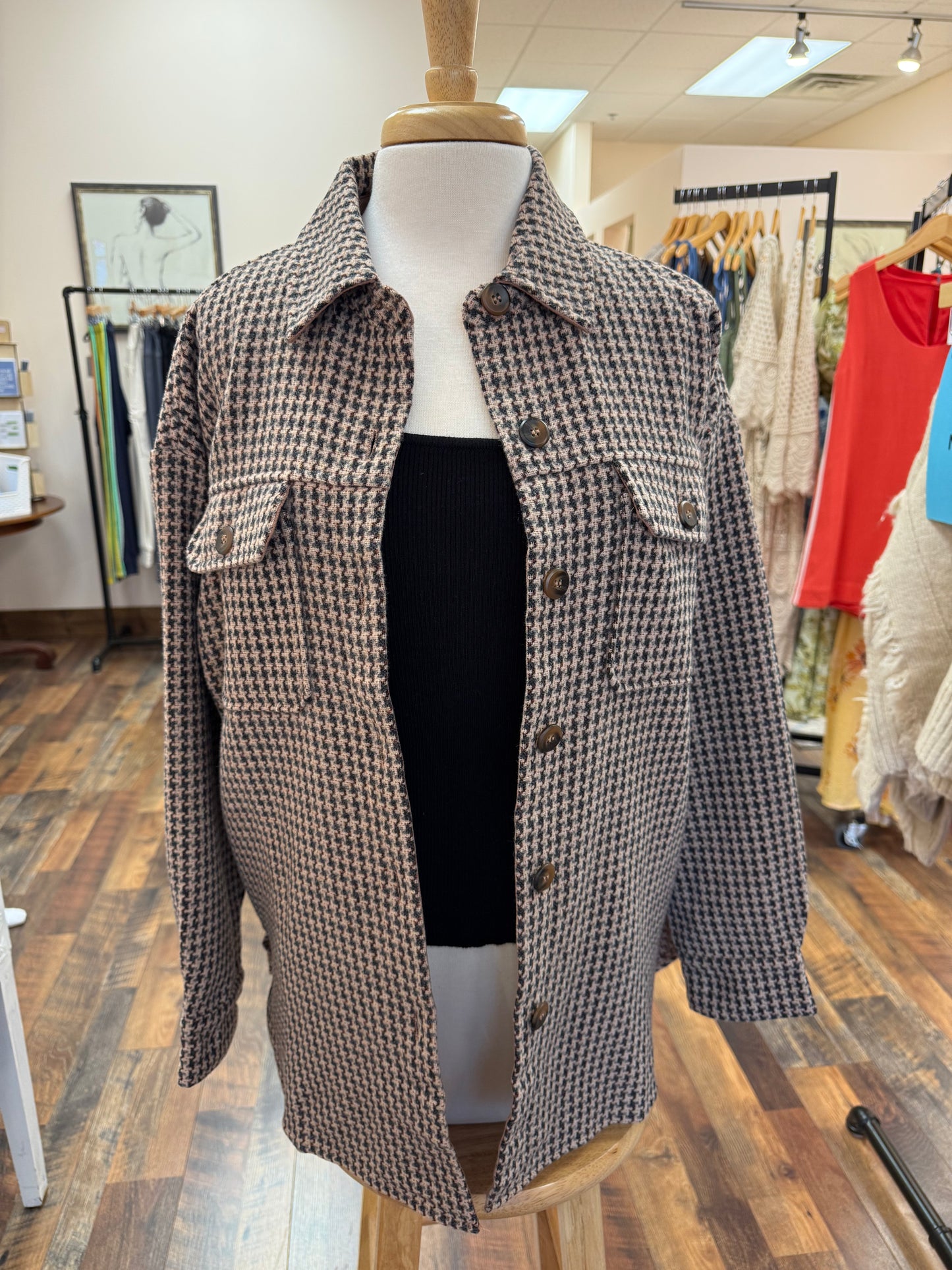 Houndstooth Blazer