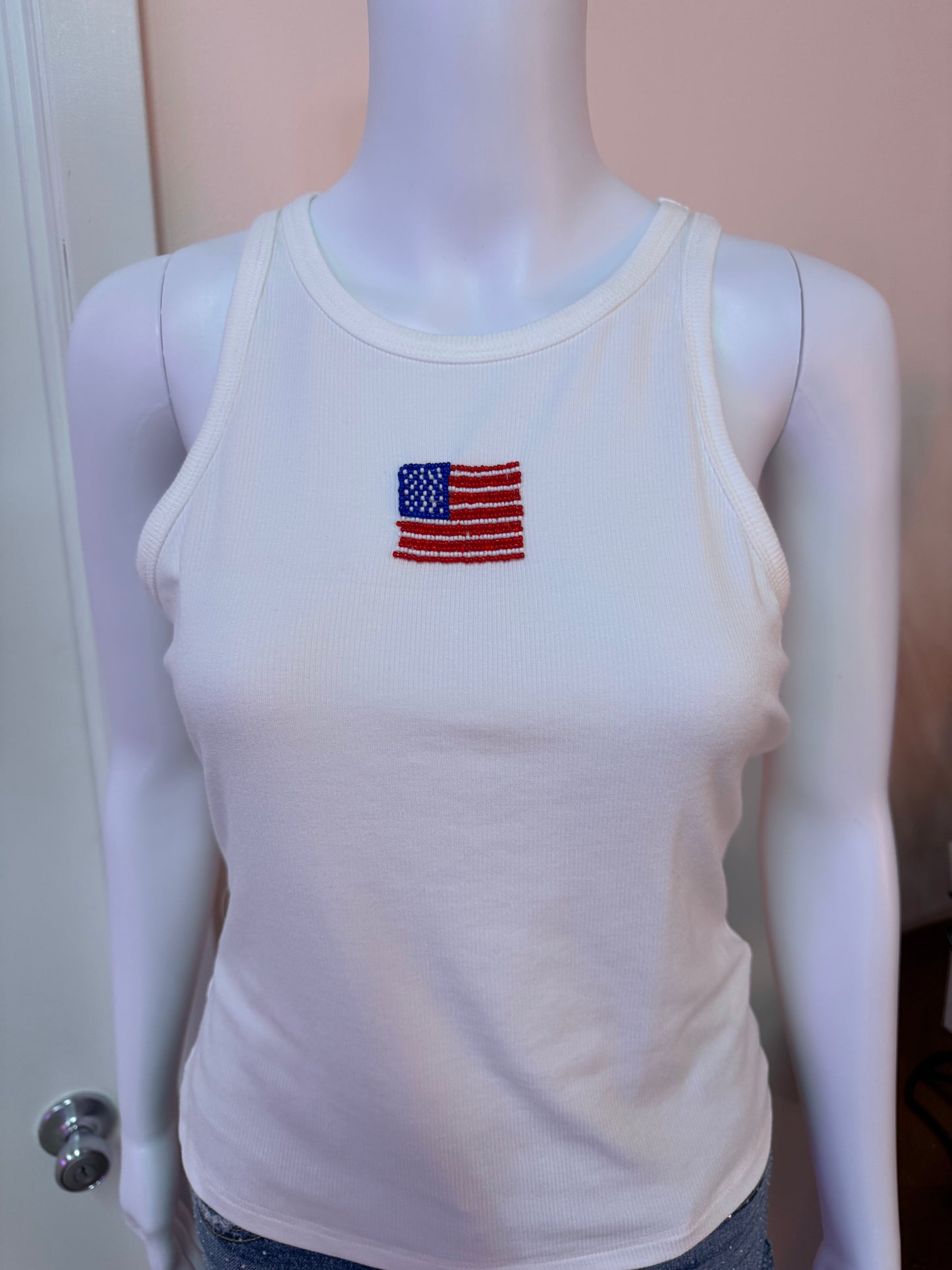 USA Beads Tank Top