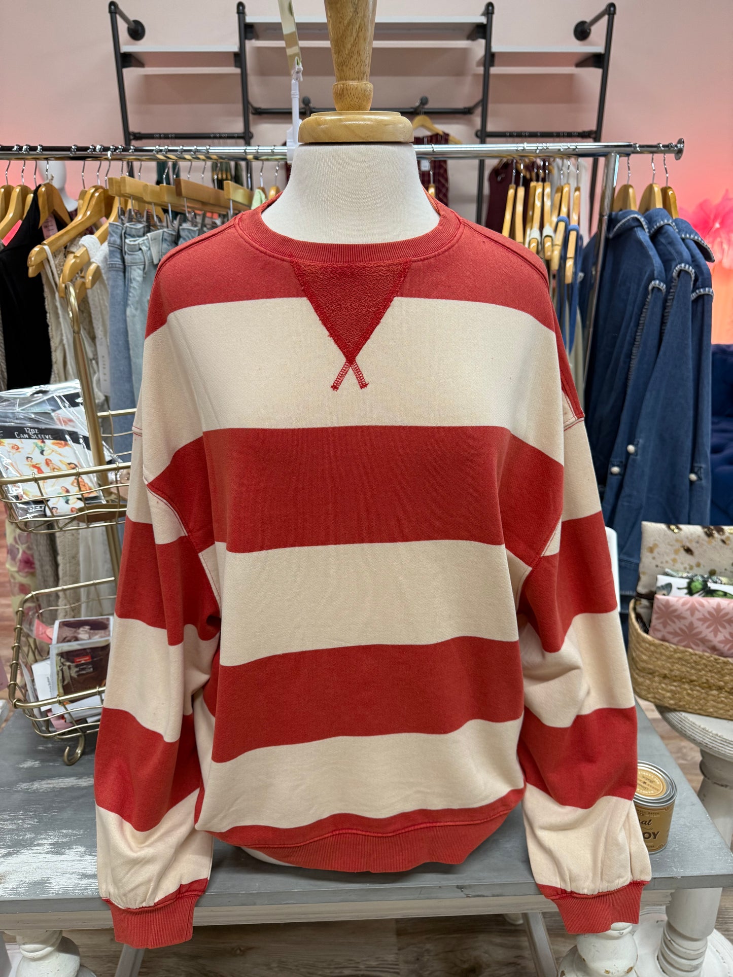 Classic Stripe Crew