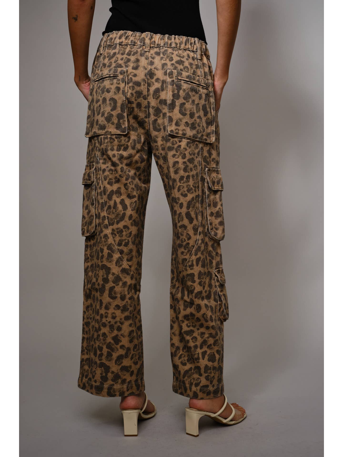 Leopard Cargo Pant