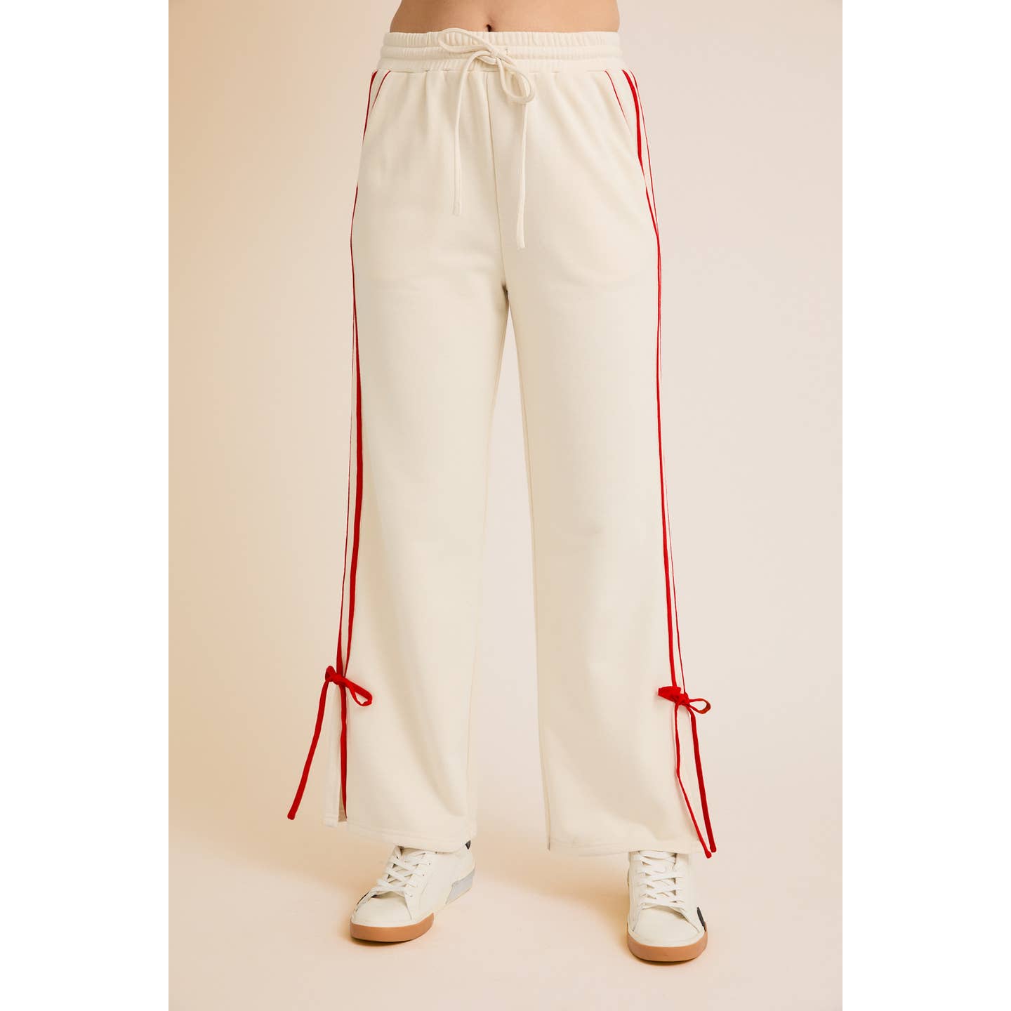 String Piping Sweat Pant