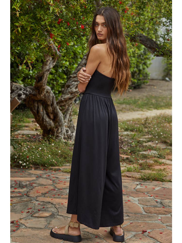 Strapless Tube Top Jumpsuit