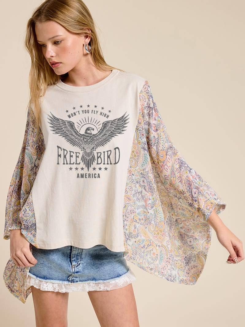 Freebird American Kaftan Tee