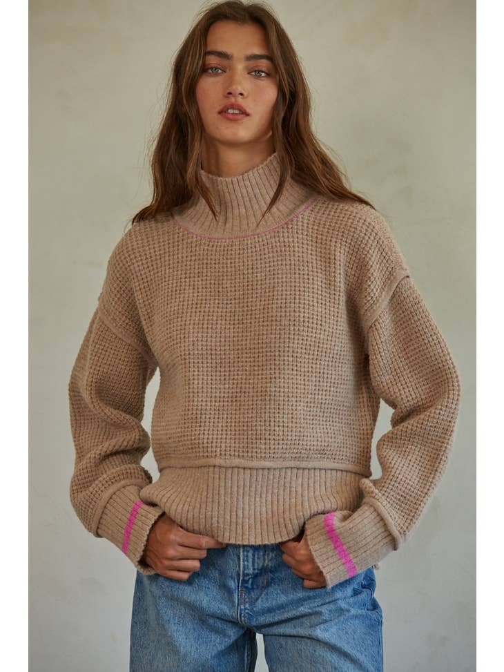 Dandy Delphine Pullover Mocha