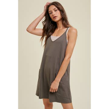 Cotton Romper With Pockets