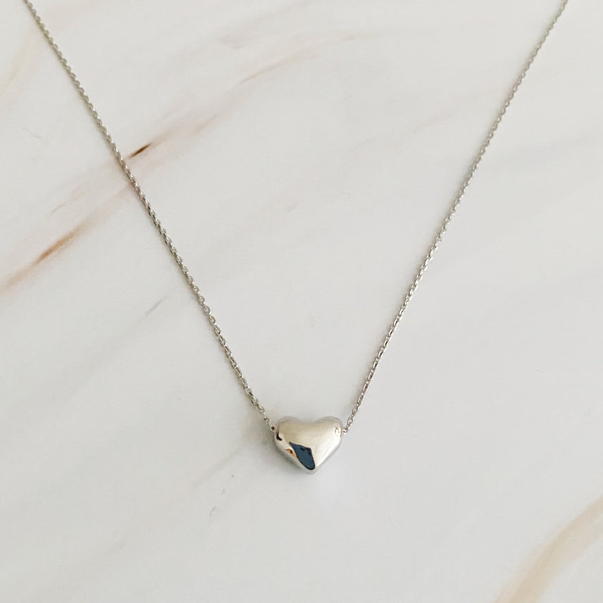 Love Bean Heart Necklace