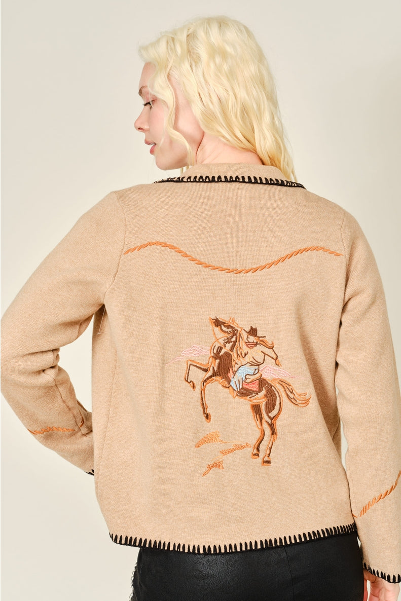 Buckin Horse Cardi