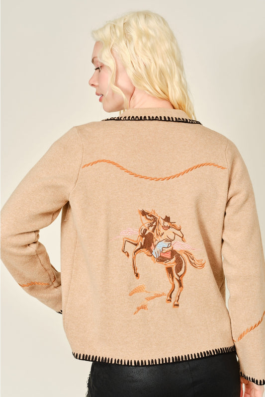 Buckin Horse Cardi