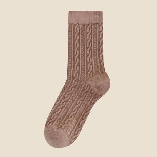 Light Coffee Cashmere Sock