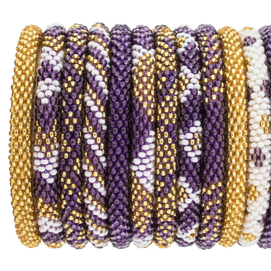 Roll-on Bracelet Purple Gold