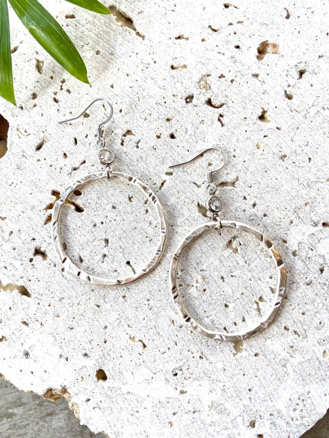 Silver Hoop Earrings