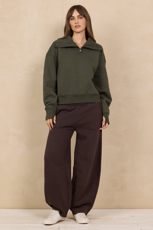 Mockneck Quarter Zip