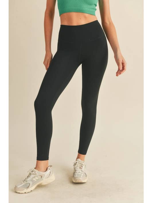 Black Aligned High Rise Leggings