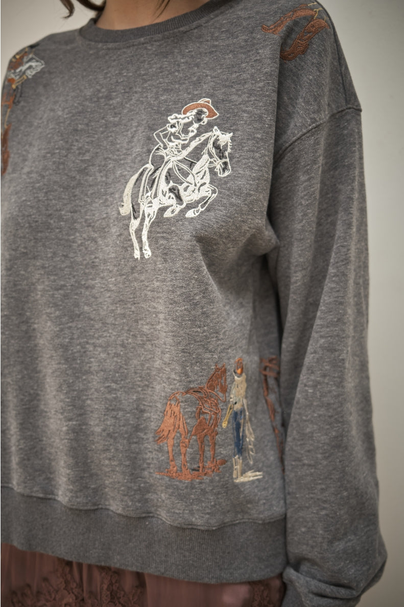 Western Graphic Sweatshirt