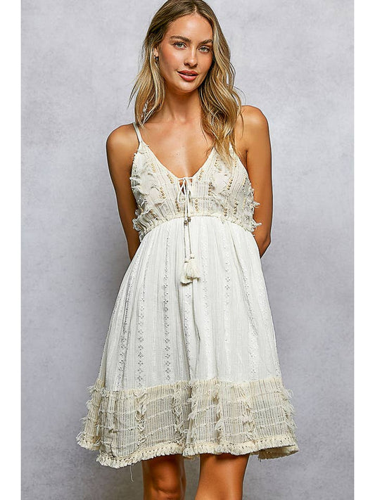 Tassel Trim Bead Dress