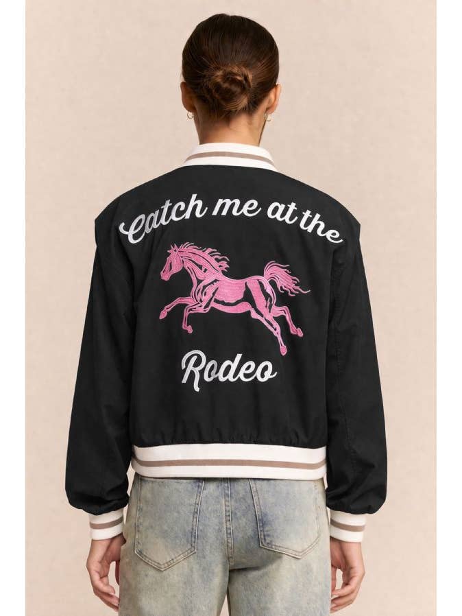 Retro Rodeo Bomber Jacket