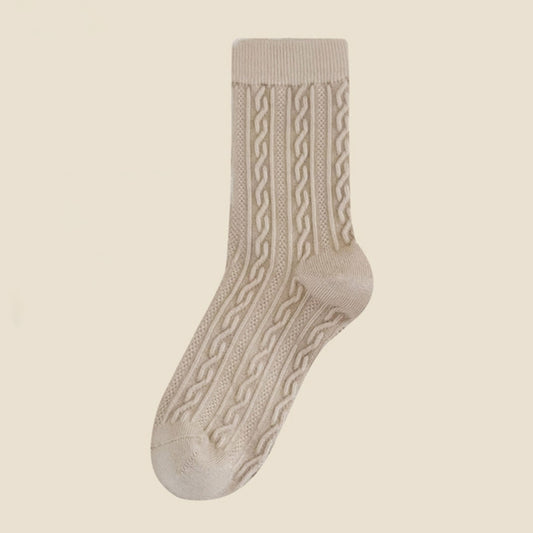 Khaki Cashmere Sock