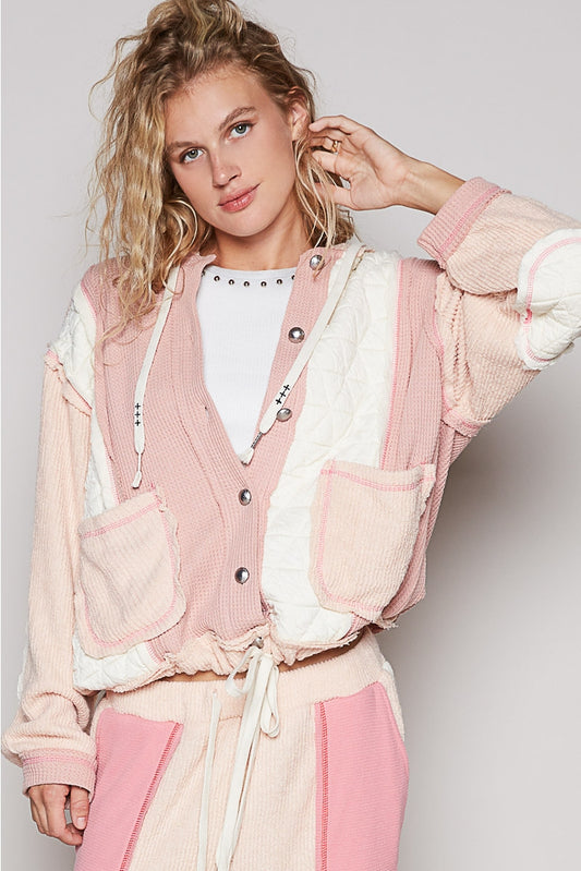 Hooded Patch Shacket
