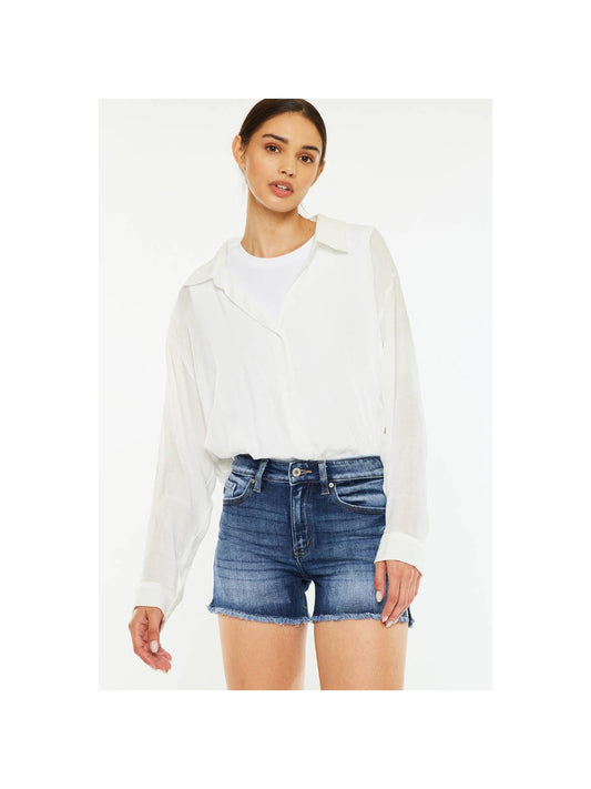 Frayed Hem Shorts