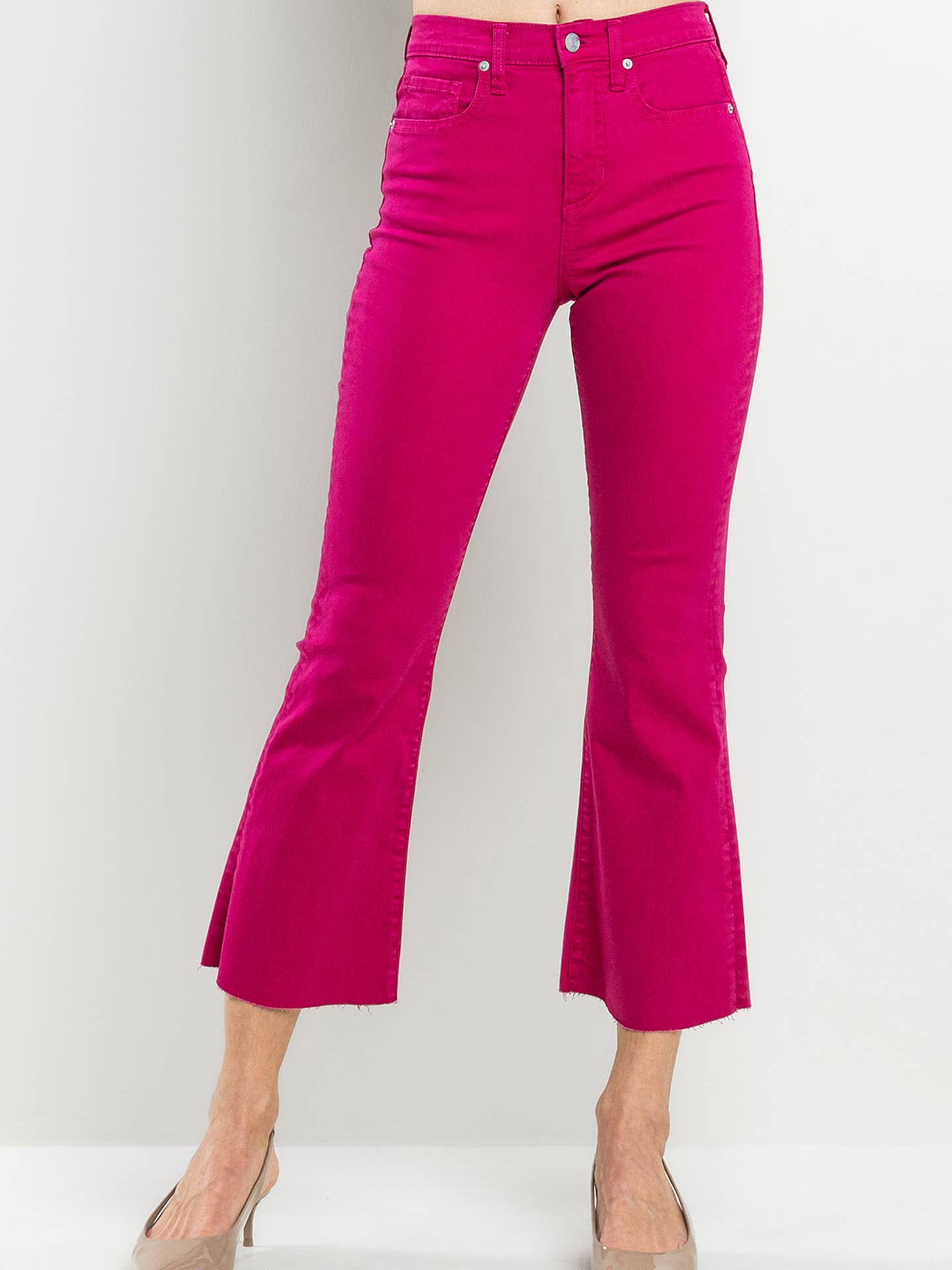 SP High Rise Kick Flare Magenta