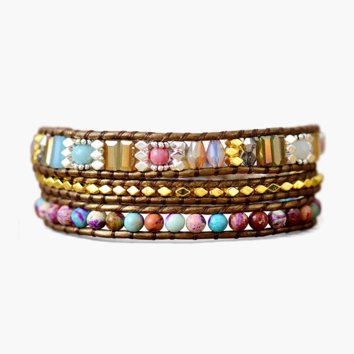 Imperial Heart Wrap Bracelet