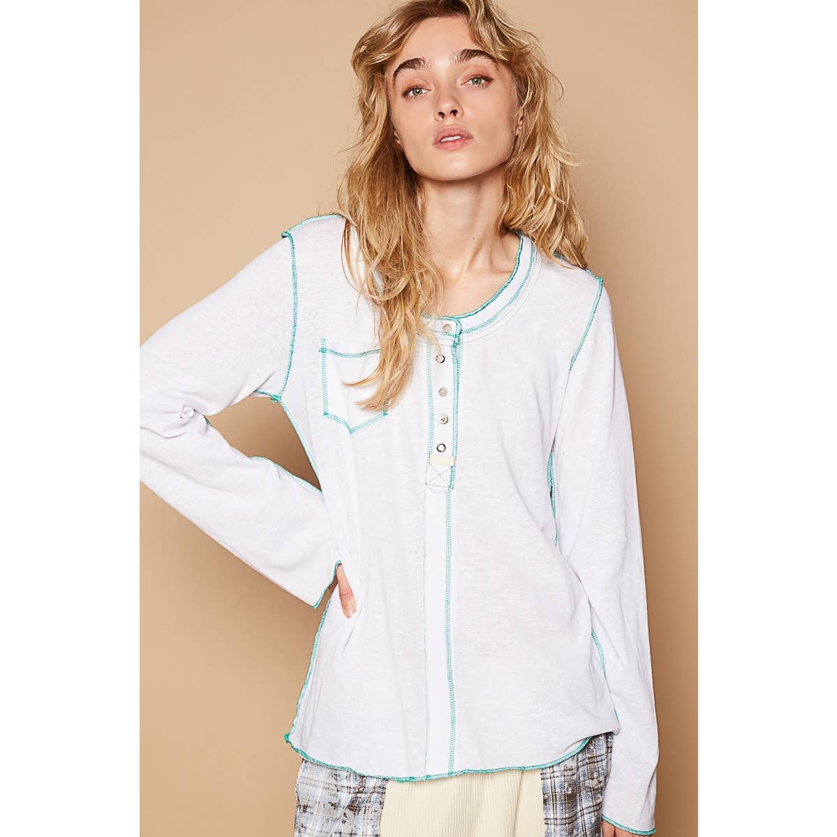 Long Sleeve Pocket Top