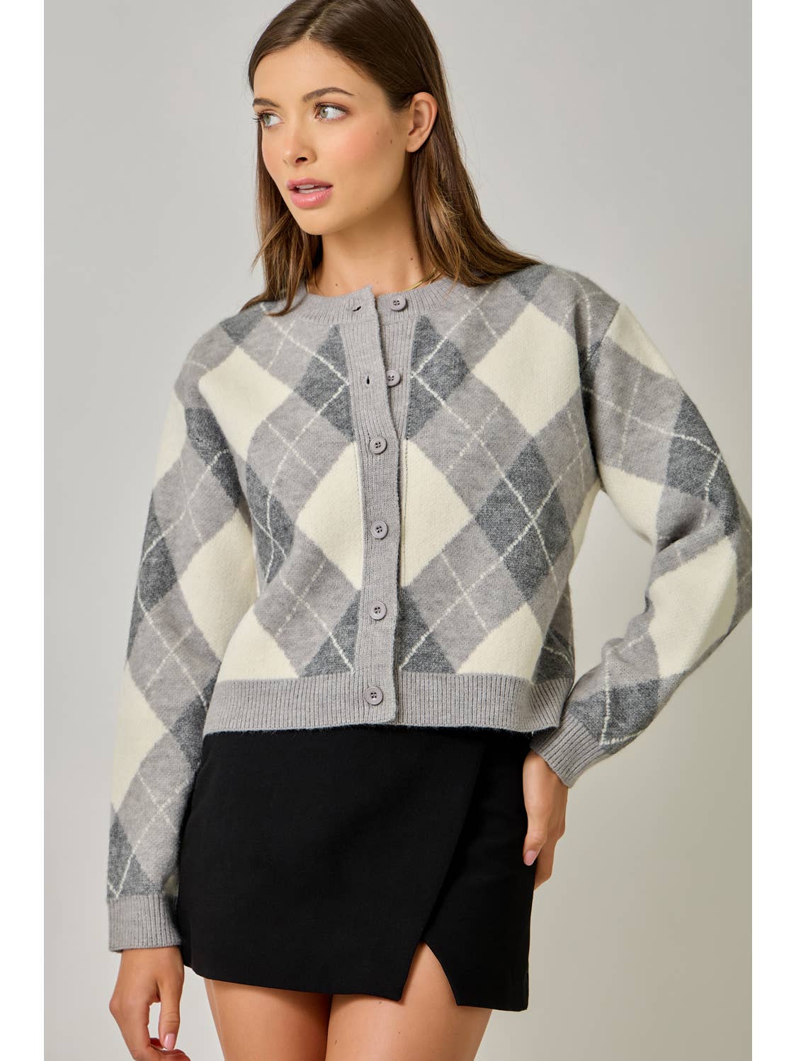 Argyle Cardi