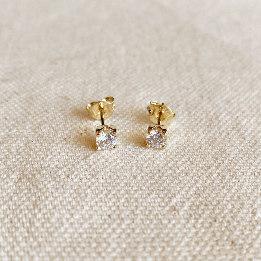 Cubic Zirconia Studs