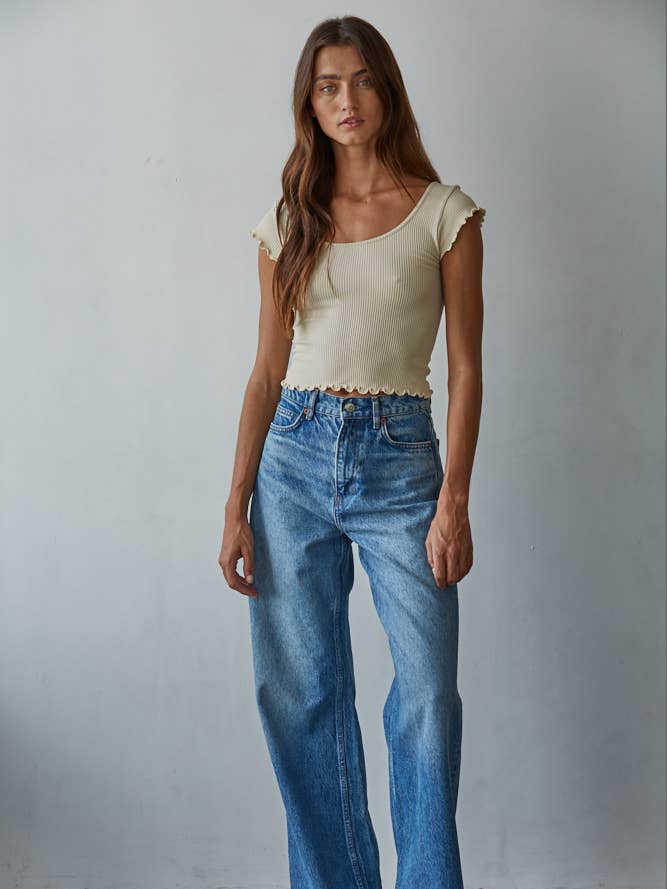 Ribbed Crop Top