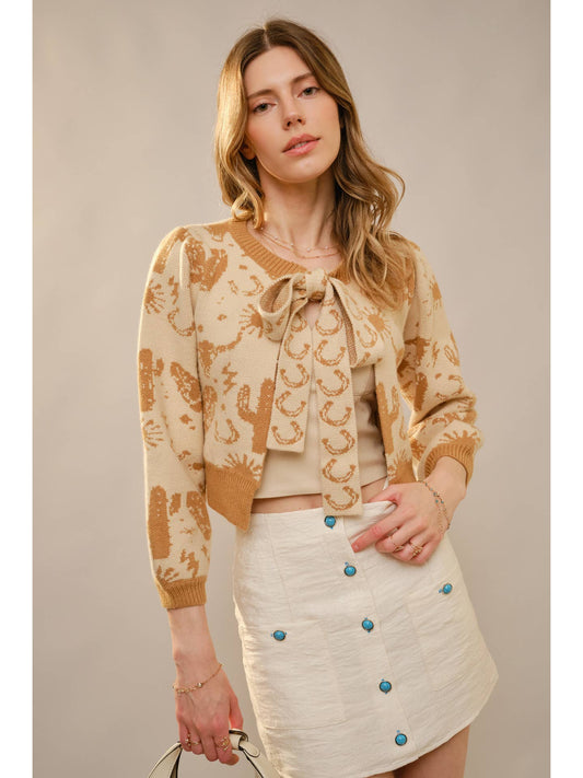 Front Tie Cardi