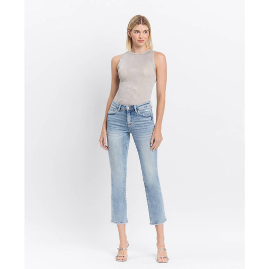 Lovervet Mid Rise Slim Straight