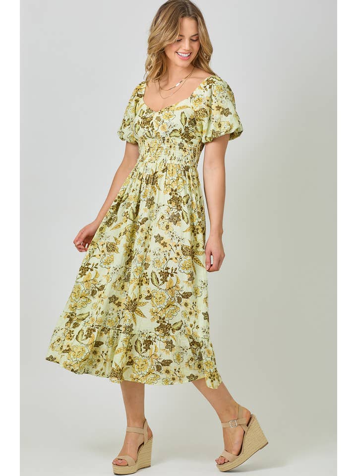 Balloon Sleeve Dress