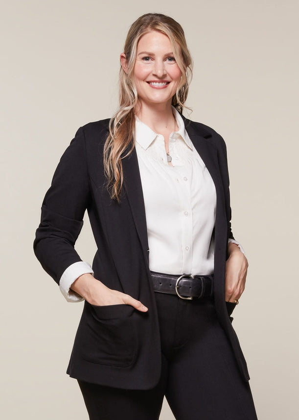 Ponte Black Blazer