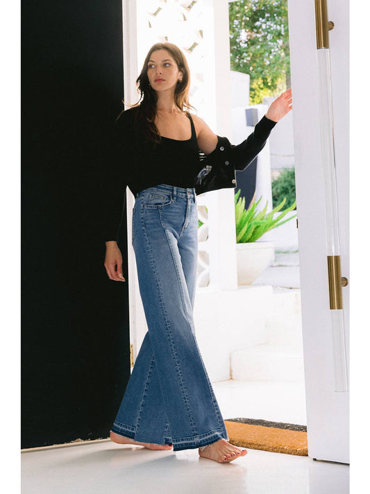FM Super High Rise Split Seam Jeans