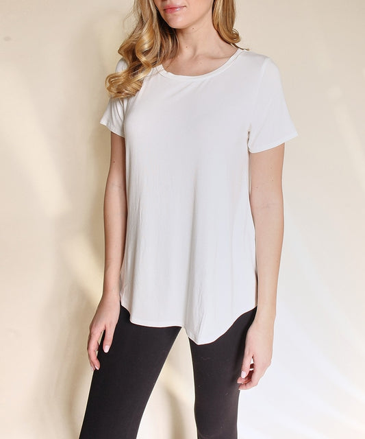 Bamboo Classic Tee - Ivory