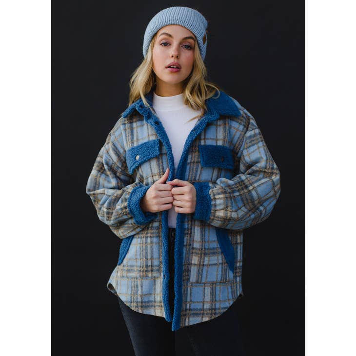 Blue Plaid Jacket