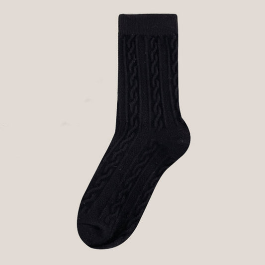 Black Cashmere Sock