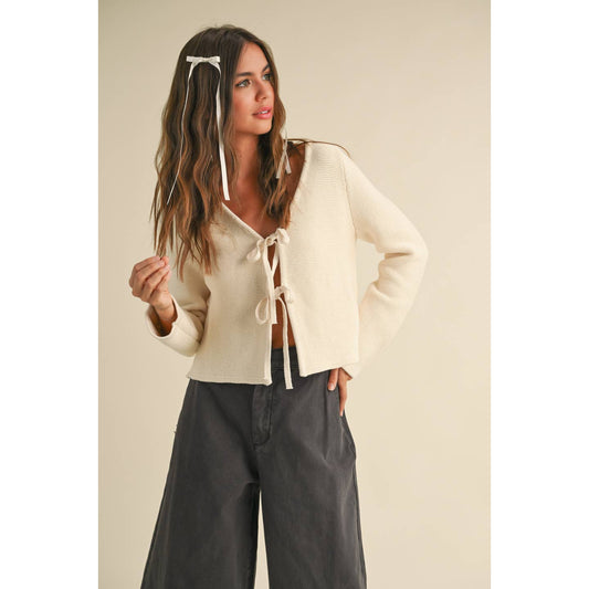 Front Tie Cardi