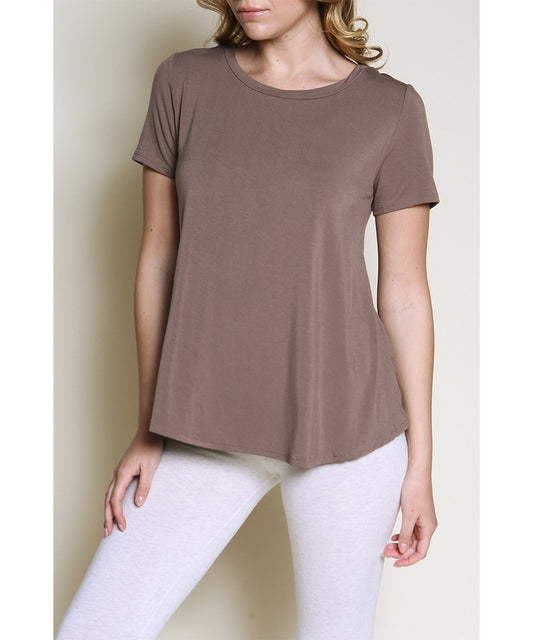 Bamboo Classic Tee - Mocha