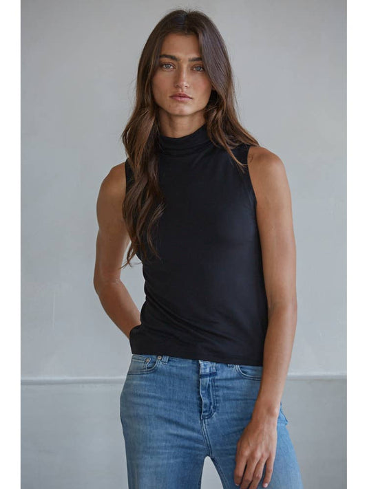 Inza Sleeveless Turtleneck