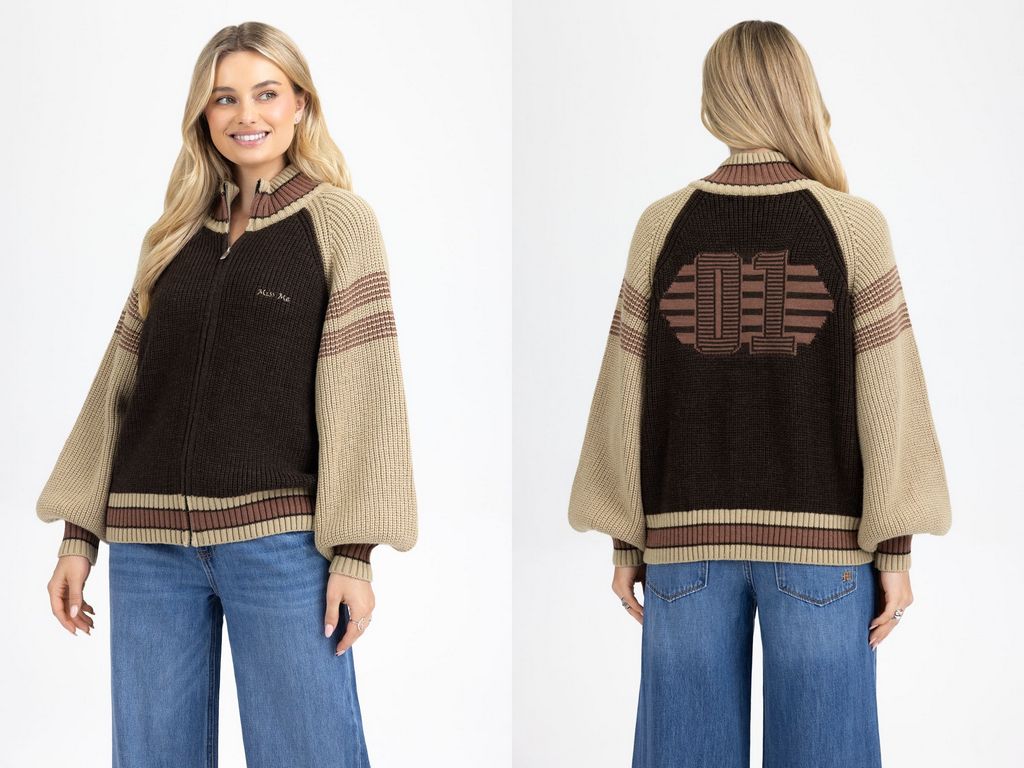Knit Varsity Pullover